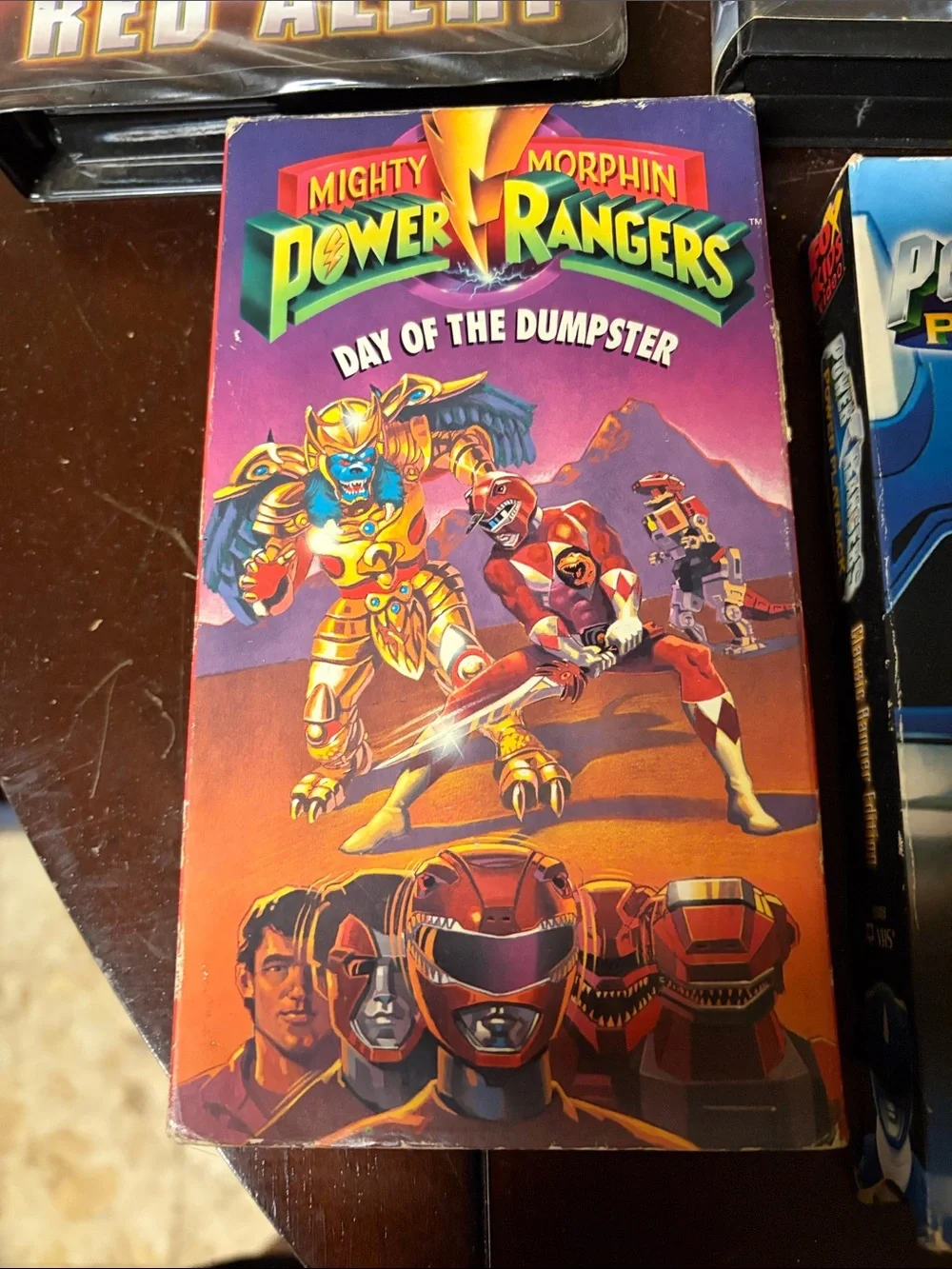 Power Ranger VHS Bundle - Red, Blue, Black
